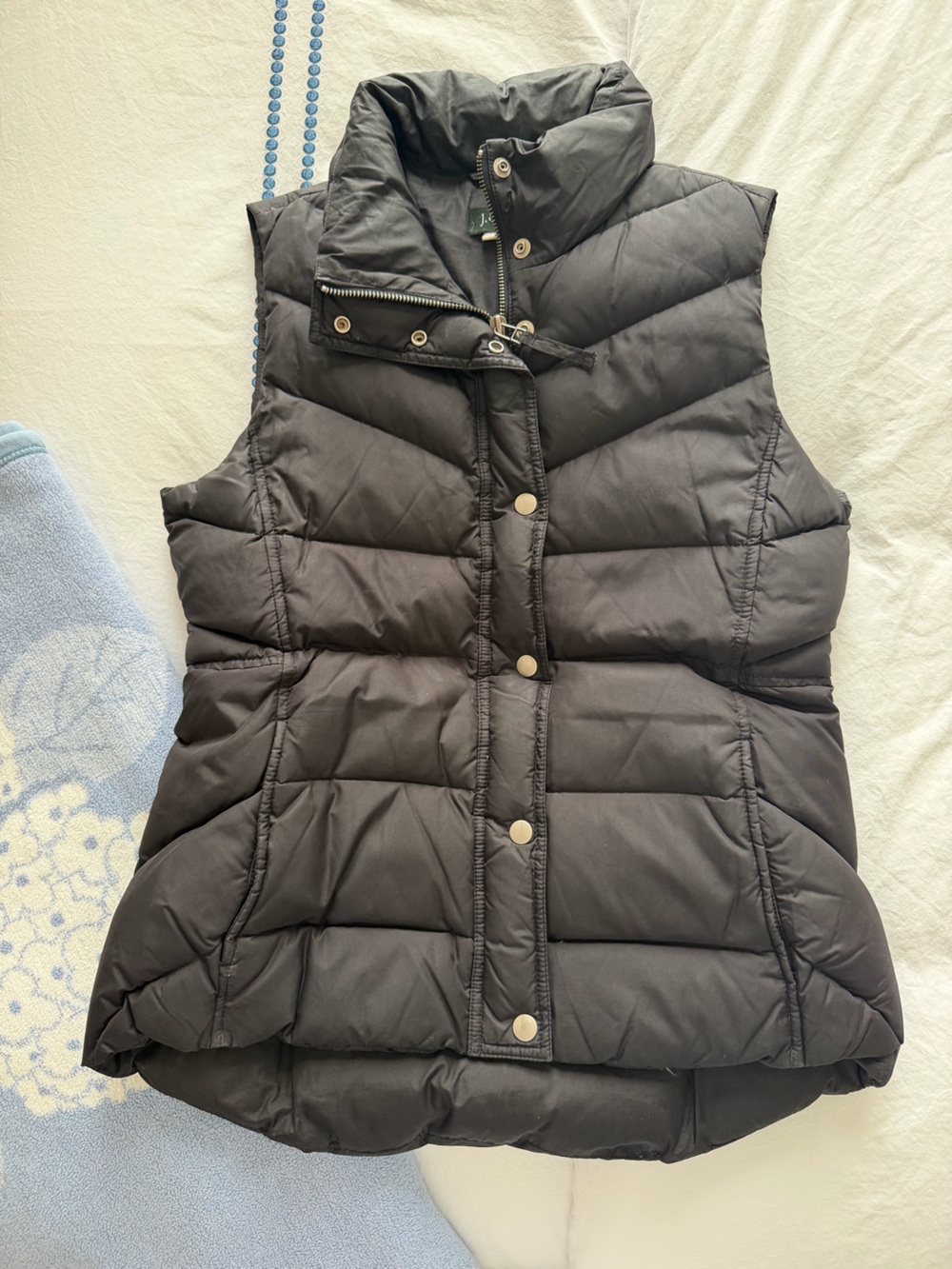 Black Quilted Puffer Vest